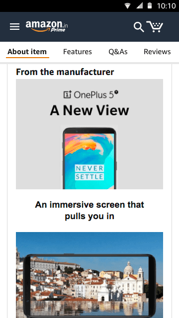 Experiment 2, a refined sub-navigation with clearer section grouping